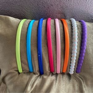 Bundle of satin and cloth covered headbands